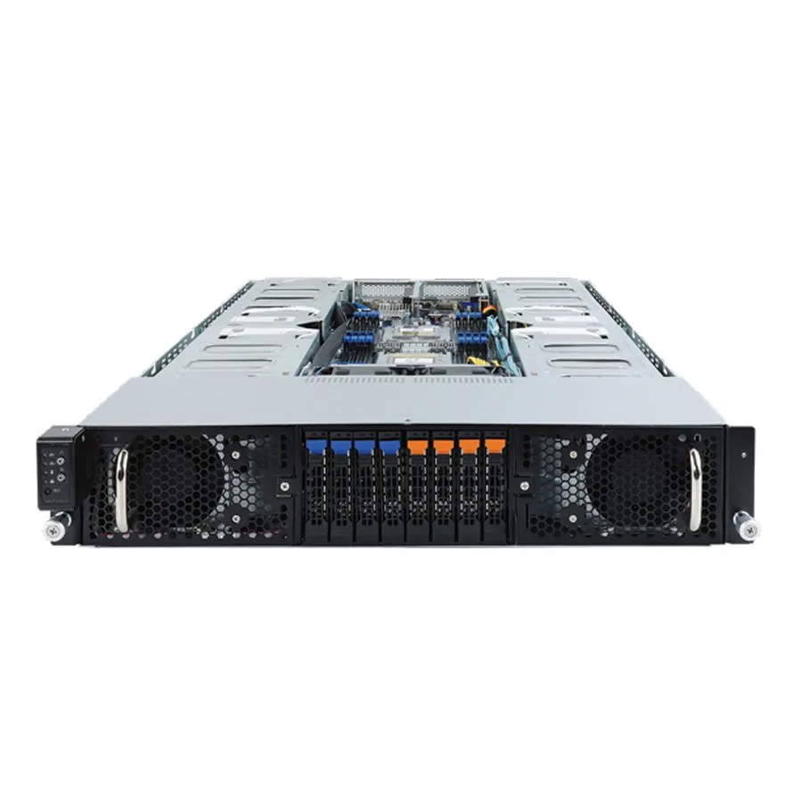 Сервер Gigabyte G292-Z44 2U 8-GPU Server 2x AMD EPYC 7H12 64-Core 16x DDR4 8x2.5 — фото лота 1