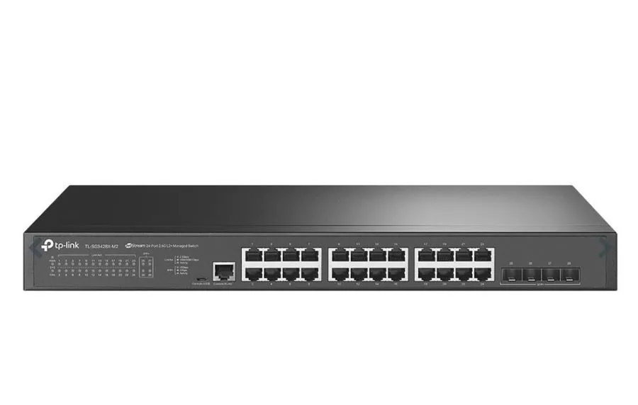 Коммутатор TP-Link TL-SG3428X-M2 Omada 24-Port 2.5GBASE-T L2+ Managed Switch wit — фото лота 1