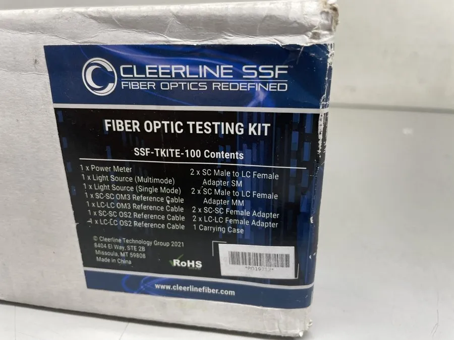 Тестер Cleerline SSF-TKITE-100 / CLR-TKITE-100 Basic Fiber Optic Testing Kit wit — фото лота 2