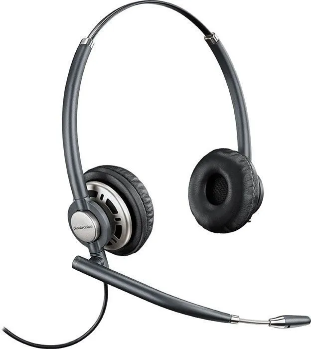 IP-телефон Plantronics Poly EncorePro HW720 DUO Black/Silver Wired Phone Headset