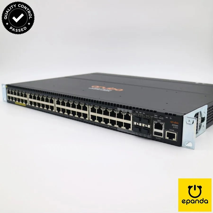 Коммутатор Aruba JL322A 2930M 48G PoE+ with 2-Port StackModule JL325A, 1Y-Wty