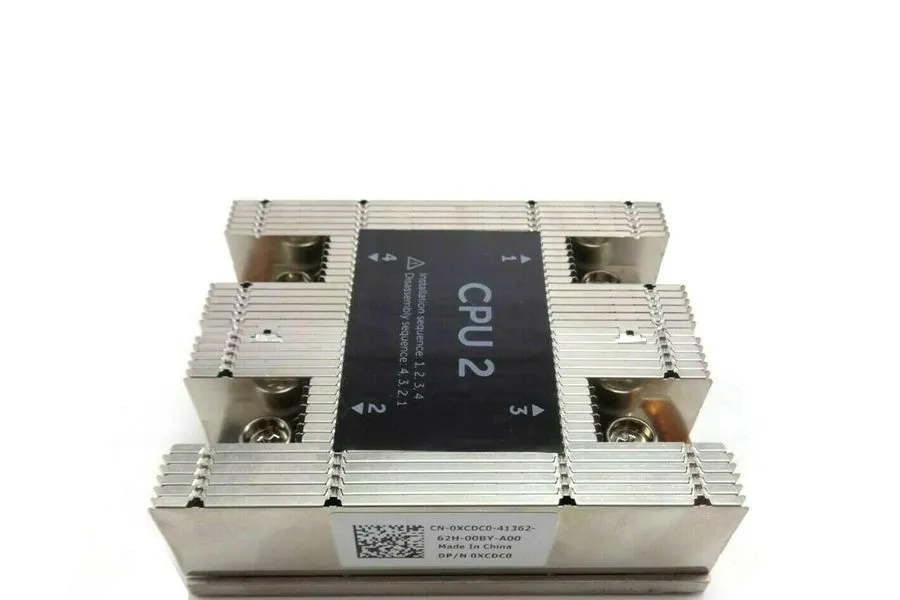 Комплектующее сервера 93GVP Dell PowerEdge M630 PE VRTX 68mm CPU2 Heatsink Alumi — фото лота 1