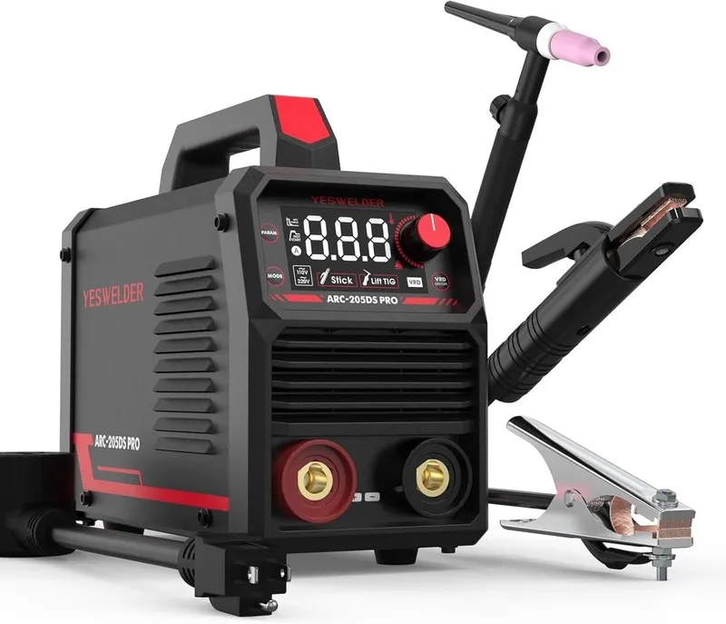 Сварочная горелка 205Amp Stick Welder ARC Welding Machine with Lift TIG Torch