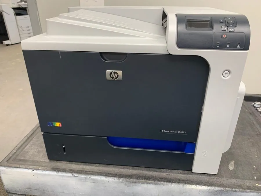 Лазерный принтер HP Color LaserJet CP4025dn Laser Printer Duplex Solenoids — фото лота 1