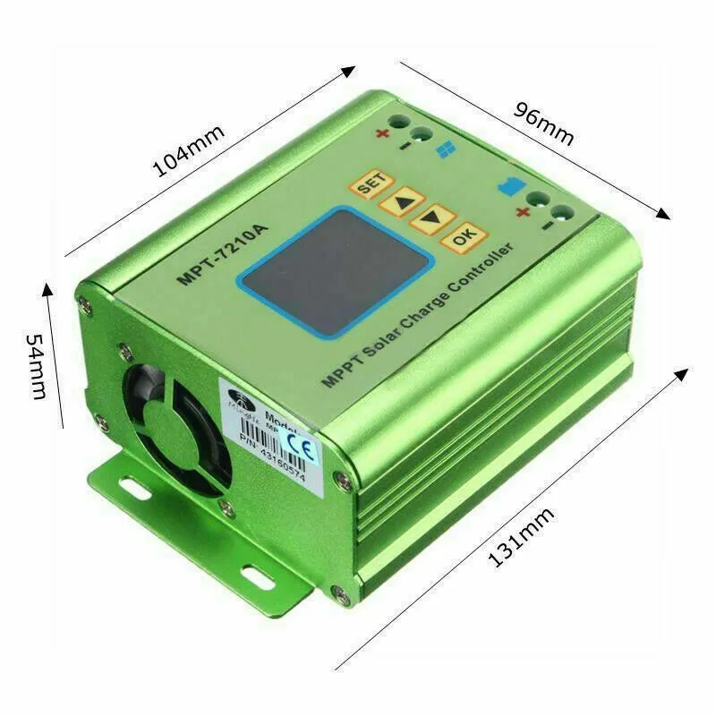 Аккумулятор LCD Display MPT-7210A MPPT and DC-DC Solar Panel Charge Controller 2