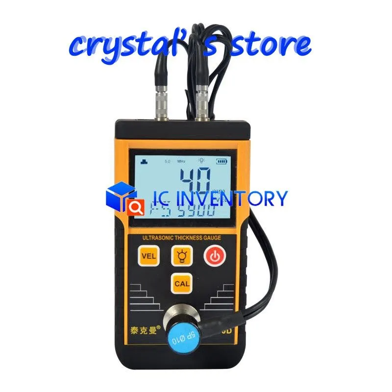 Толщиномер TM130D Digital Ultrasonic Thickness Gauge Metal Steel thickness Teste