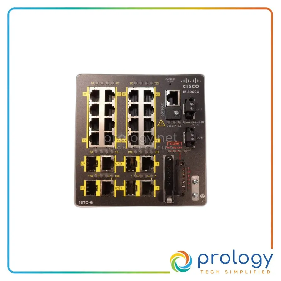 Коммутатор Cisco IE-2000U-16TC-G 16FE Coppers Ports 2GE 2FE Combo LAN Base Fully