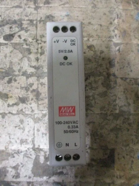 Блок питания Mean Well MDR-10-5 DIN Rail Power Supply 10W 5V 2A 100-240VAC AC-DC