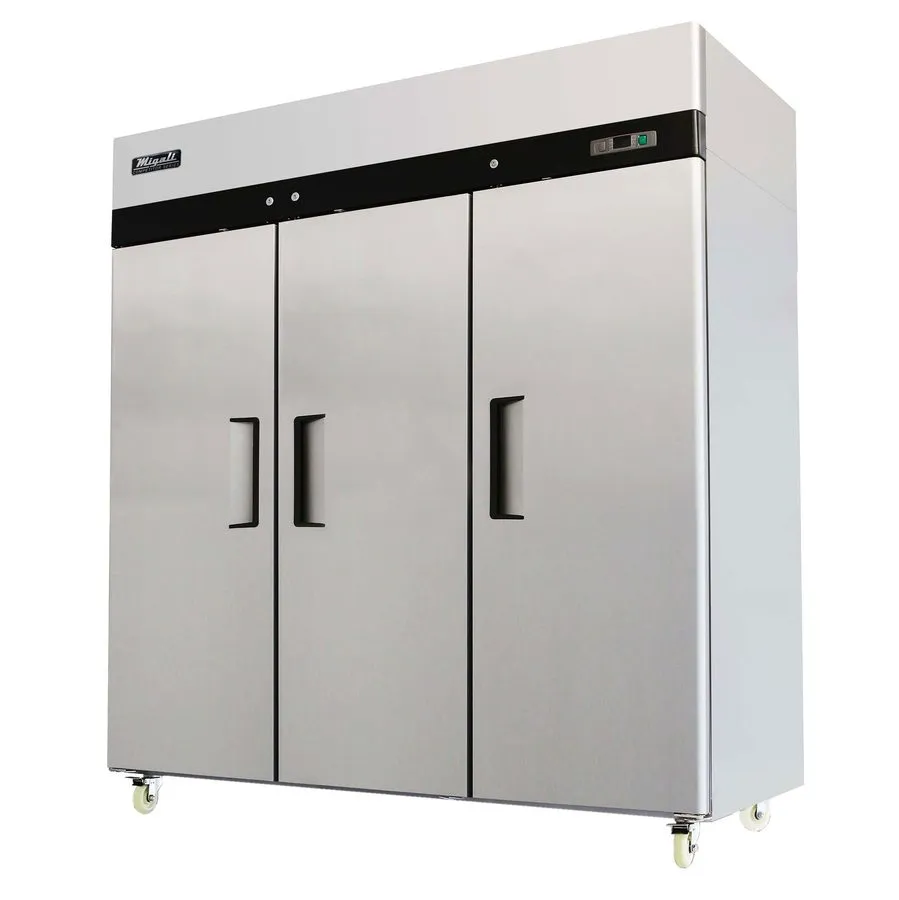 Морозильный шкаф Migali C-3F-HC Commercial Three Door Freezer Reach In 72Cu.Ft — фото лота 1