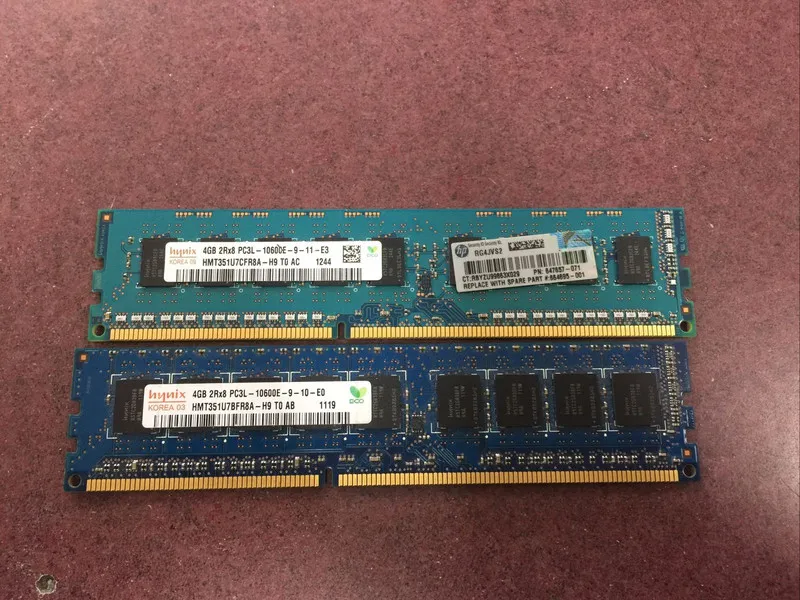 Модуль памяти 10X 4GB Samsung 4GB 2Rx8 PC3L-10600E DDR3 1333Mhz ECC Server RAM M