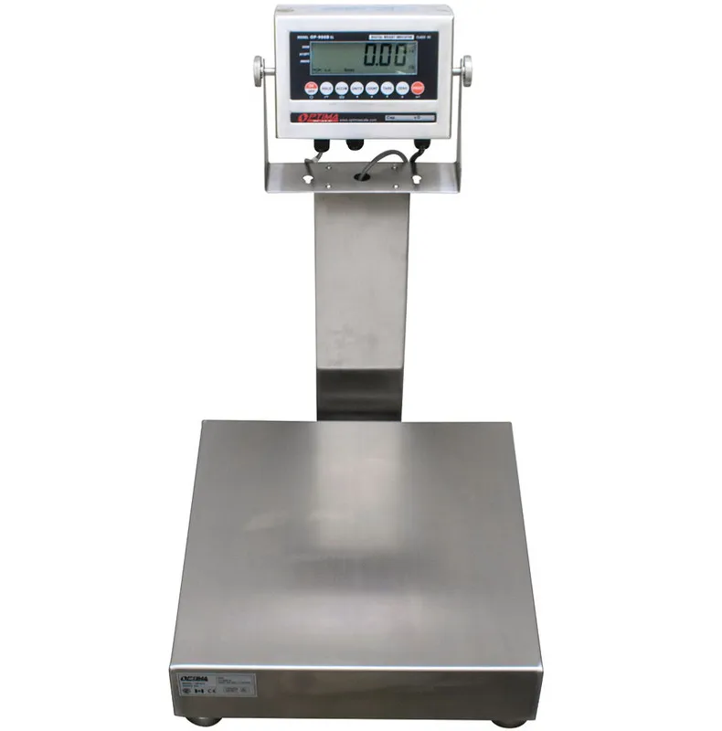 Весы 24" x 24" Stainless Steel Wash Down Bench Scale Floor Scale 1,000 lb OP-915 — фото лота 2