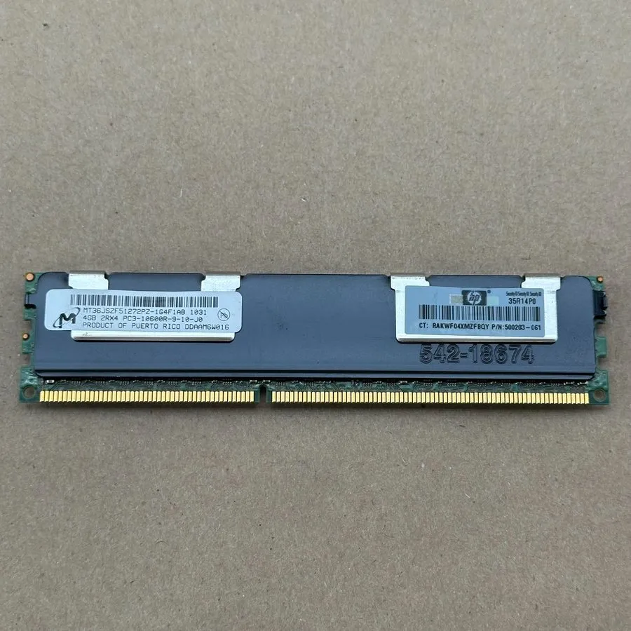 Модуль памяти 4GB HP Micron MT36JSZF51272PZ-1G4F1AB DDR3 SERVER ECC Registered 5