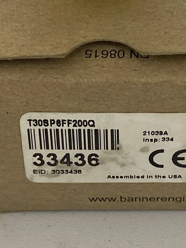 Фотоэлектрический датчик GUARANTEED! BANNER 30V EZ-BEAM PHOTOELECTRIC SENSOR T30
