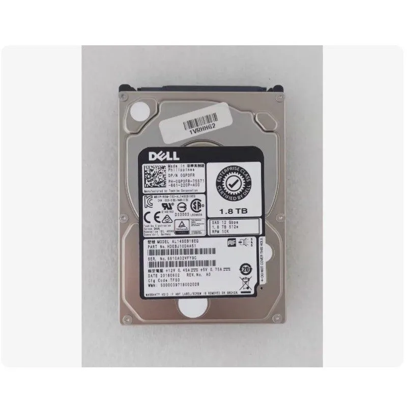 Жёсткий диск Dell 0GP3FR AL14SEB18EQ Internal Desktop HDD 1.8TB 10K 2.5" SAS-3 1