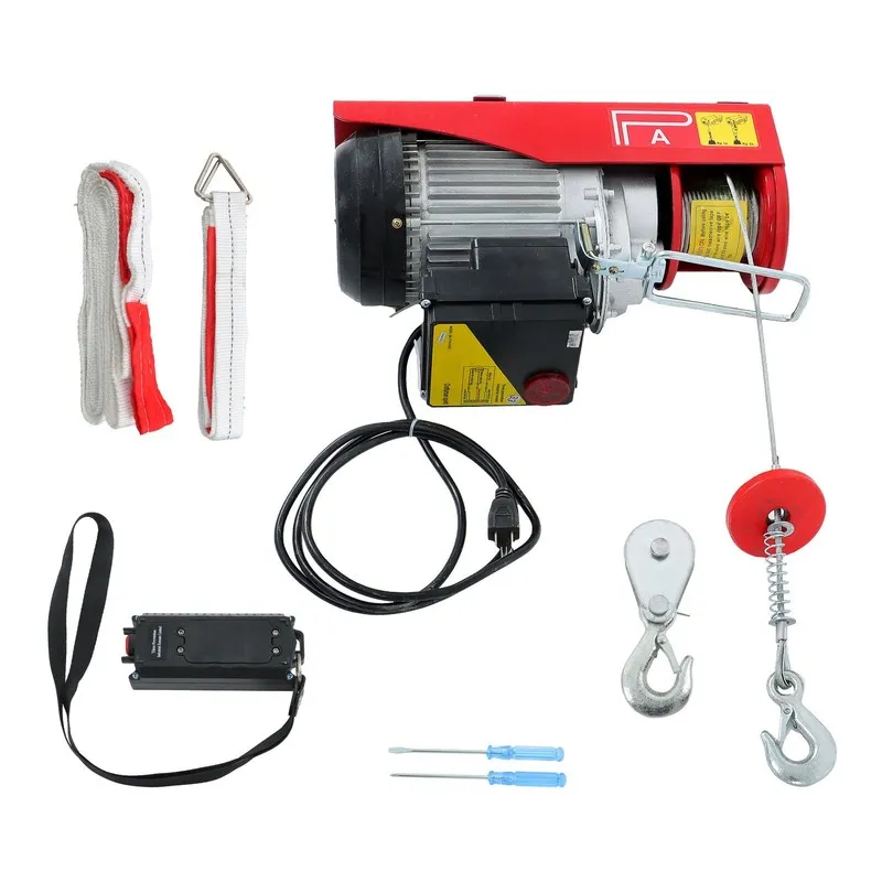 Таль Electric Hoist 880lbs with 328ft Remote Control 110 V, 40ft/20ft Lifting He — фото лота 2