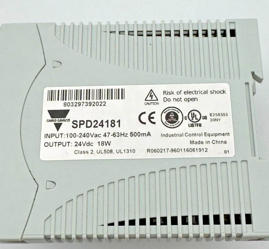 Блок питания POWER SUPPLY CARLO GAVAZZI SPD24181 24VDC 0.75A 50/60Hz