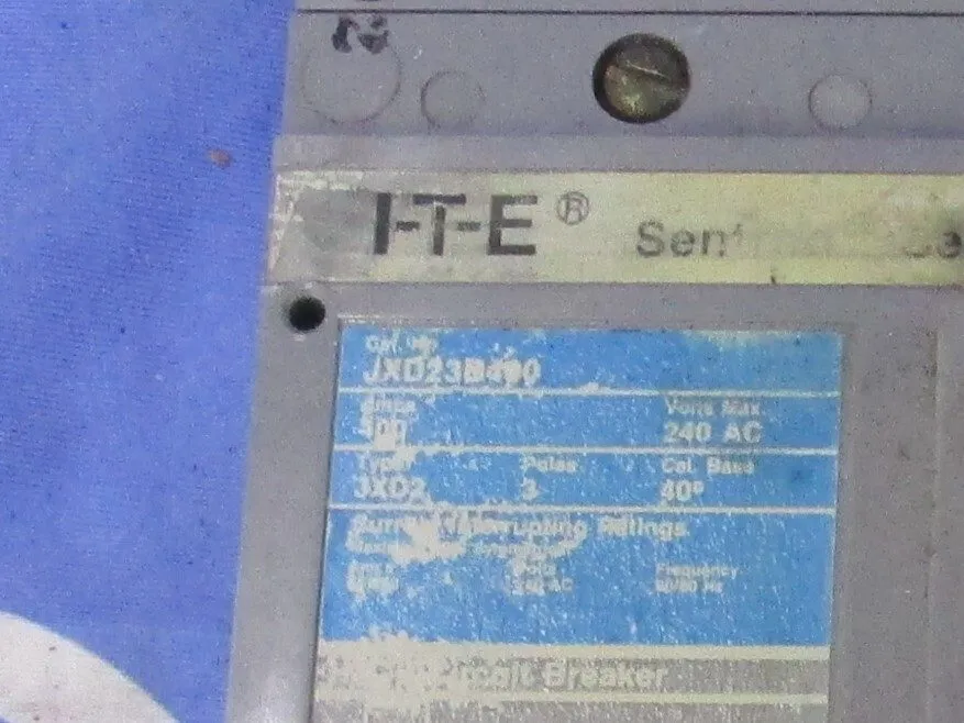Автоматический выключатель ITE/SIEMENS SENTRON SERIES CIRCUIT BREAKER JXD23B400