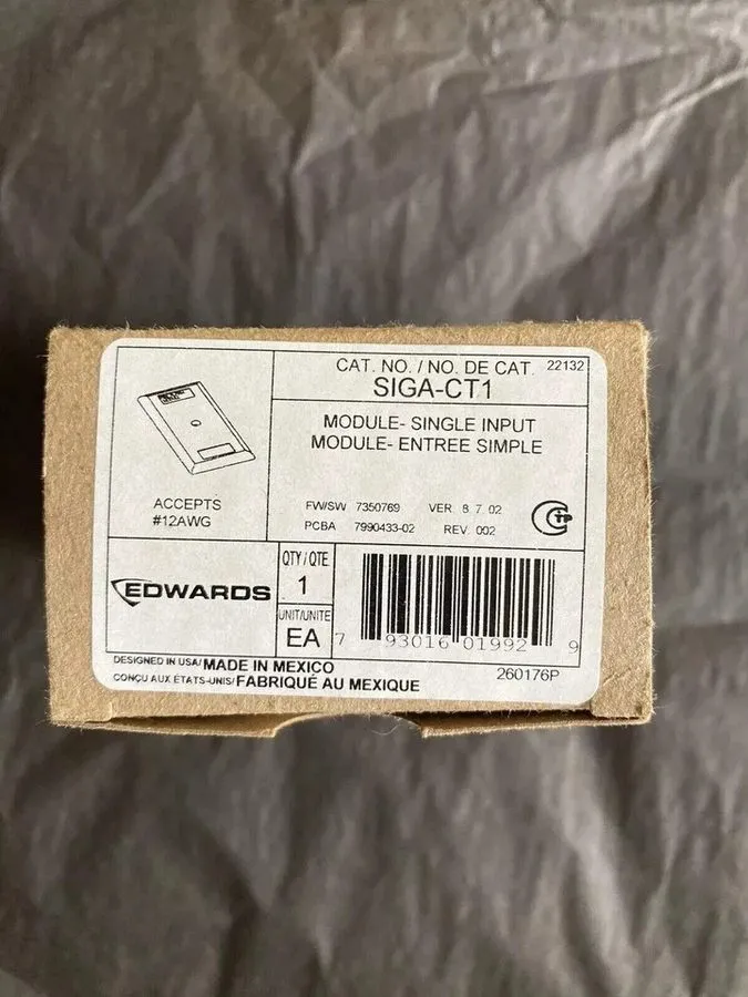 Модуль ввода-вывода Edwards SIGA-CT1 Single Input Module
