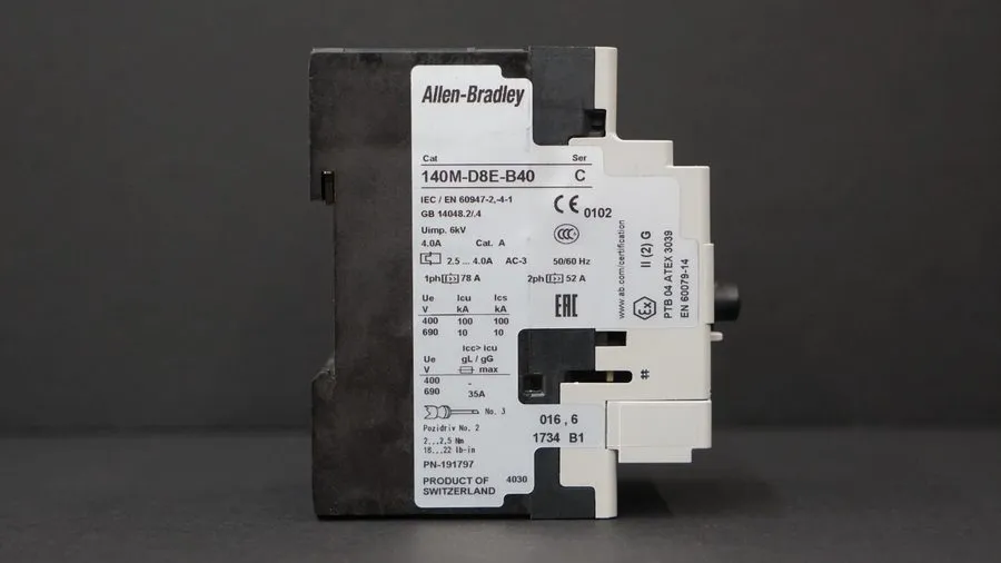 Автоматический выключатель 140M-D8E-B40 Motor Protection Circuit Breaker (MPCB),