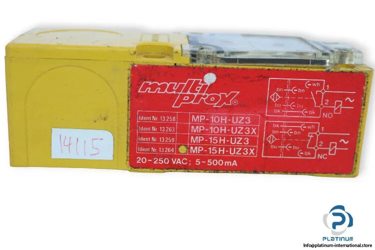 Датчик приближения TURCK MP-15H-UZ3X INDUCTIVE PROXIMITY SENSOR_TURCK