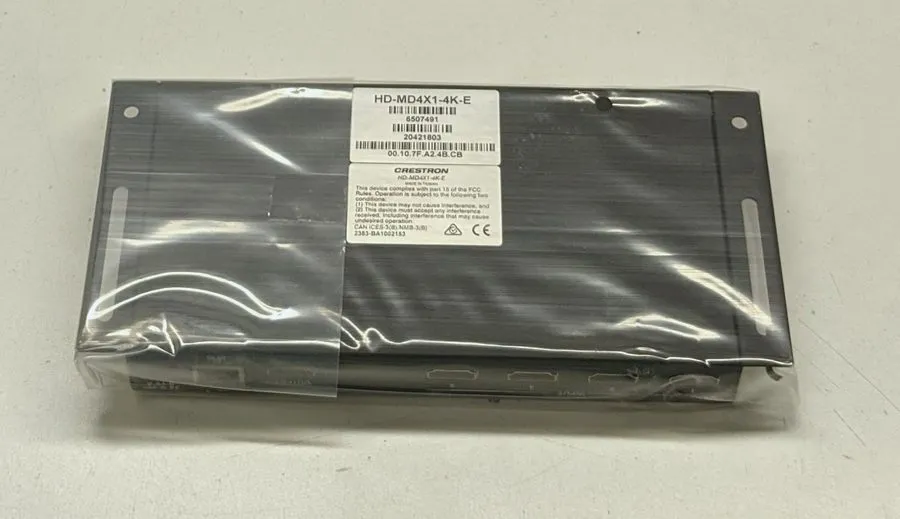 Видеокоммутатор Crestron 4x1 4K HDMI Switcher HD-MD4X1-4K-E