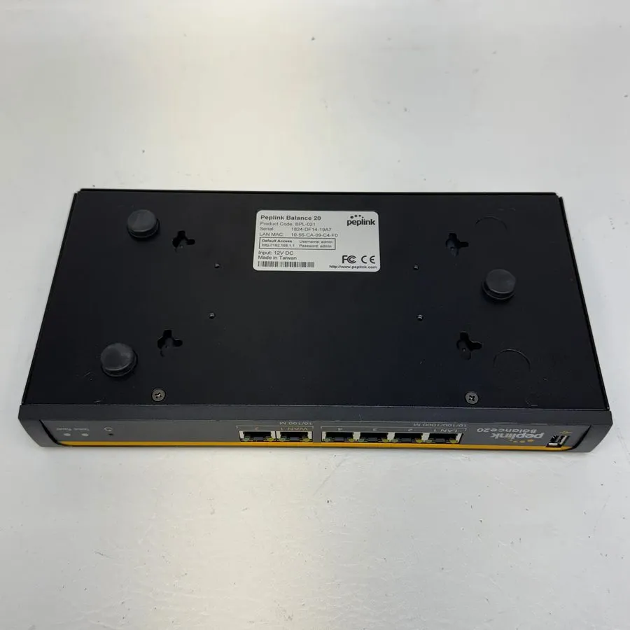 Маршрутизатор Peplink Balance 20 BPL-021 4-Port Dual-WAN Switch Modem