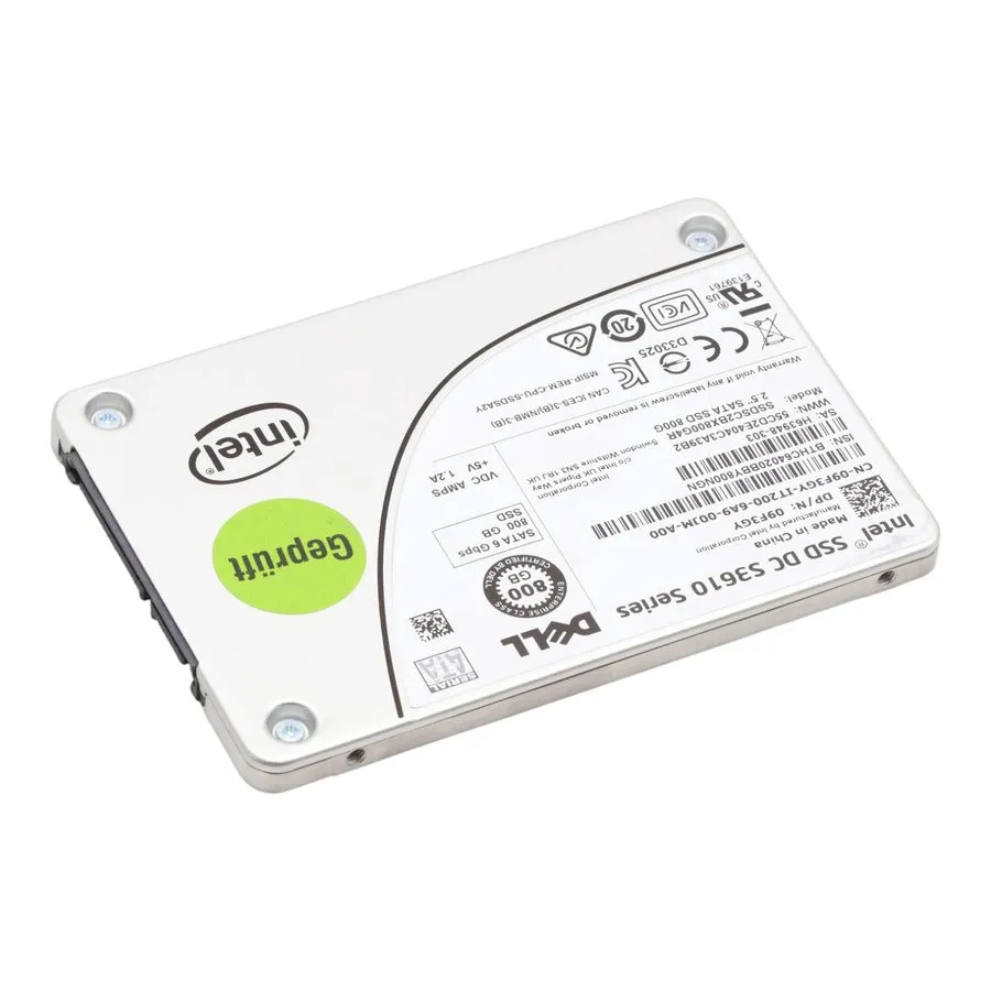 SSD-накопитель 09F3GY DELL /Intel DC S3610 Series SSDSC2BX800G4R 800GB 2.5 inch 