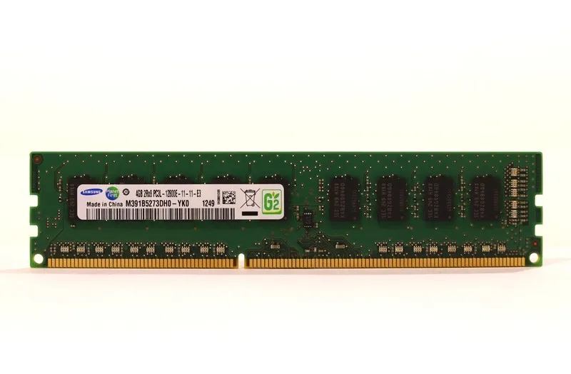 Модуль памяти Samsung 4GB 2Rx8 PC3L-12800E-11-11-E3 ECC Unbuffered Server RAM M3 — фото лота 1