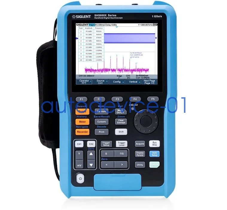 Осциллограф Siglent SHS820X Digital Handheld Oscilloscope 200MHz 500MSa/s 2 Chan