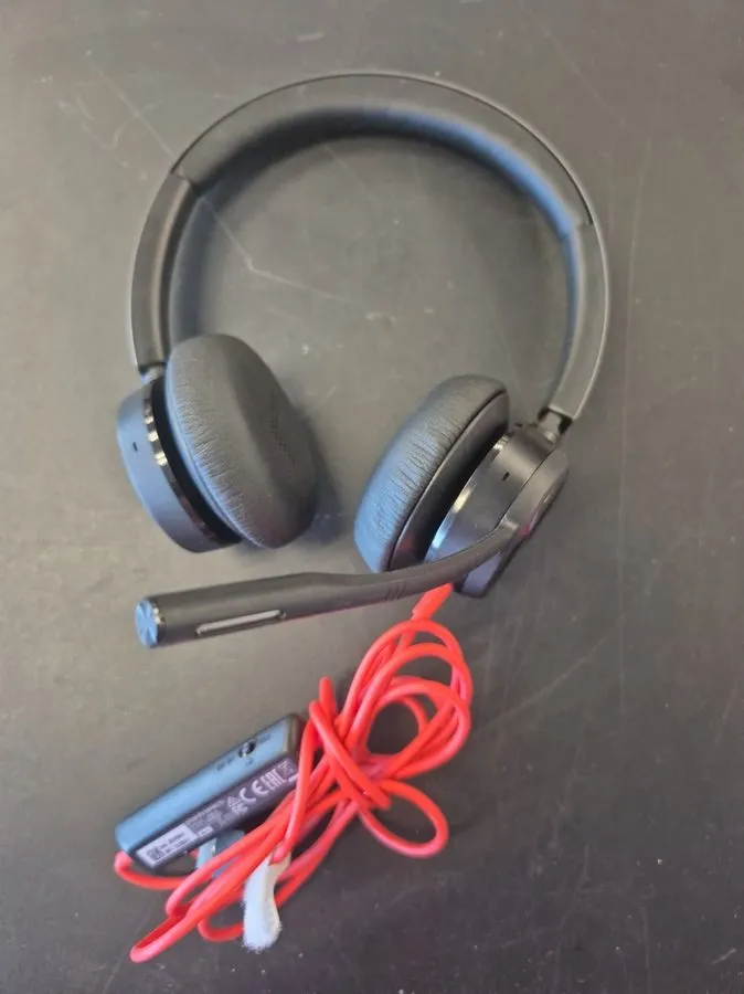 VoIP-шлюз Plantronics 214406-01 Blackwire 5200 USB-A Corded Stereo Headset Black — фото лота 2