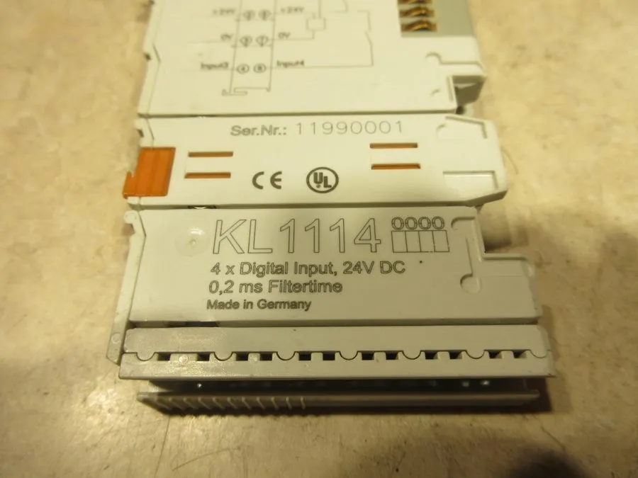 Модуль ввода-вывода BECKHOFF KL1114 DIGITAL INPUT TERMINAL, AB0325