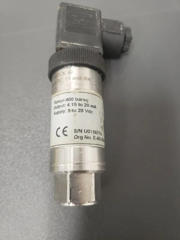 Датчик давления DRUCK PTX1400 Pressure Transmitter 400 bar 4-20mA 9.28 VDC