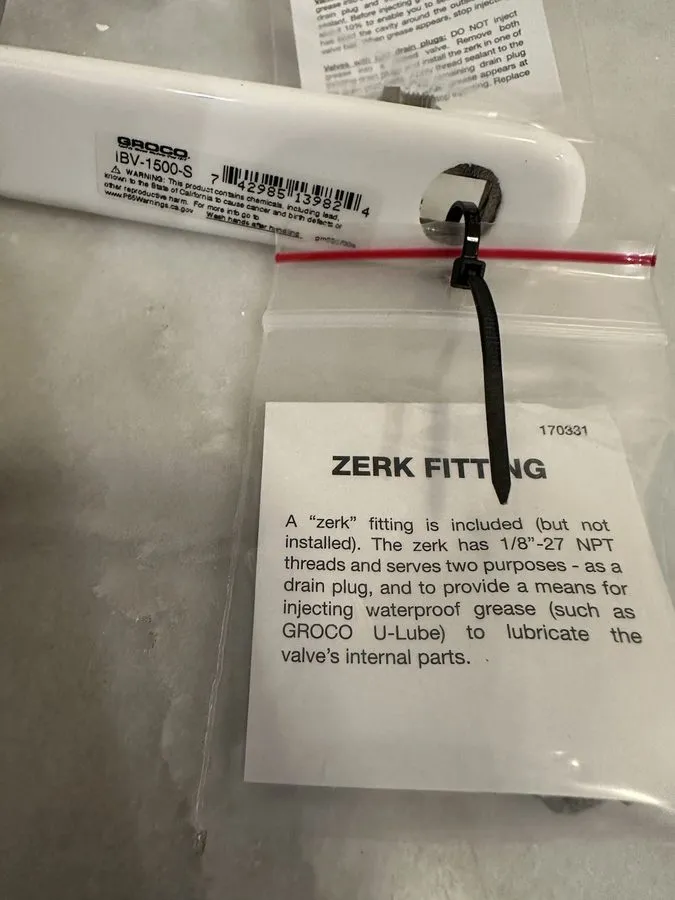 Клапан GROCO 1-1/2" NPT Stainless Steel In-Line Ball Valve [IBV-1500-S]
