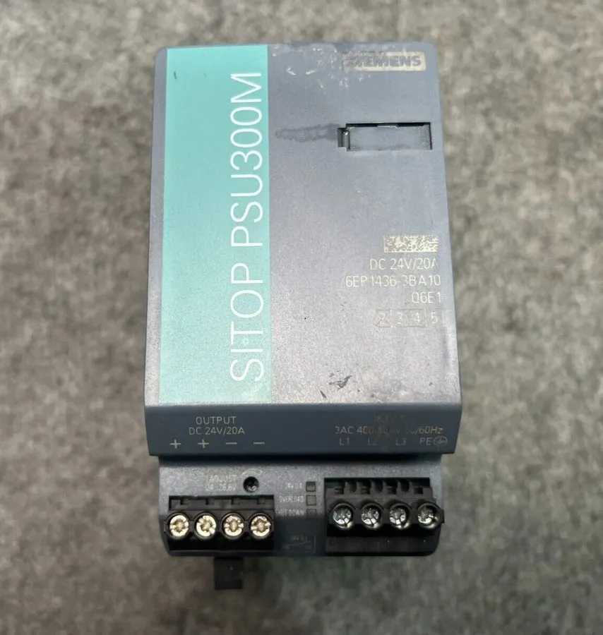 Блок питания Siemens SITOP psu300m Power Supply 6EP1436-3BA10 24VDC @ 20AMP