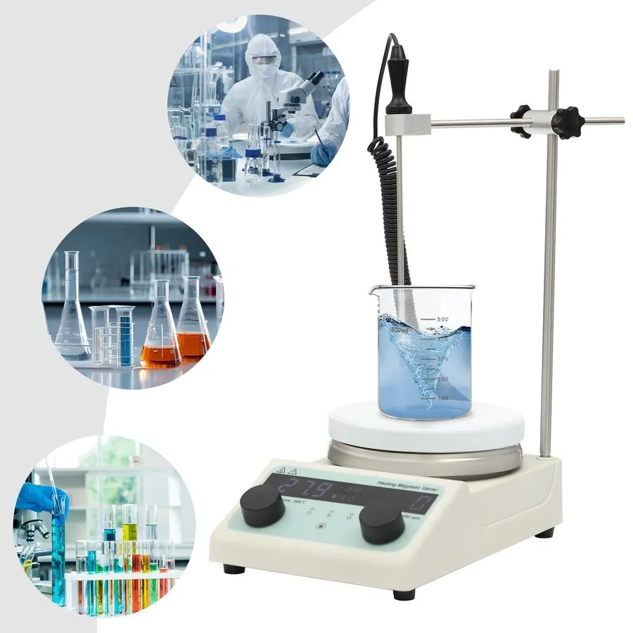 Магнитная мешалка Magnetic Stirrer 1500rpm Electric Stirrer Digital Magnetic Sti