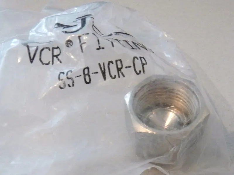 Фитинг Swagelok SS-8-VCR-CP 316 Stainless Steel VCR Face Seal Fitting FNSP