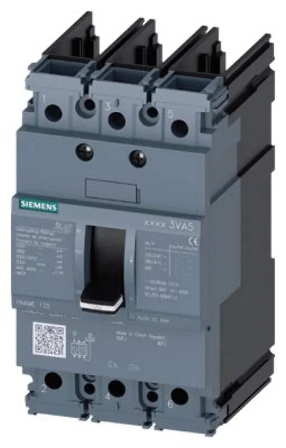 Автоматический выключатель 3VA5170-4ED31-0AA0 Siemens 70A 480V 3-Pole Molded Cas