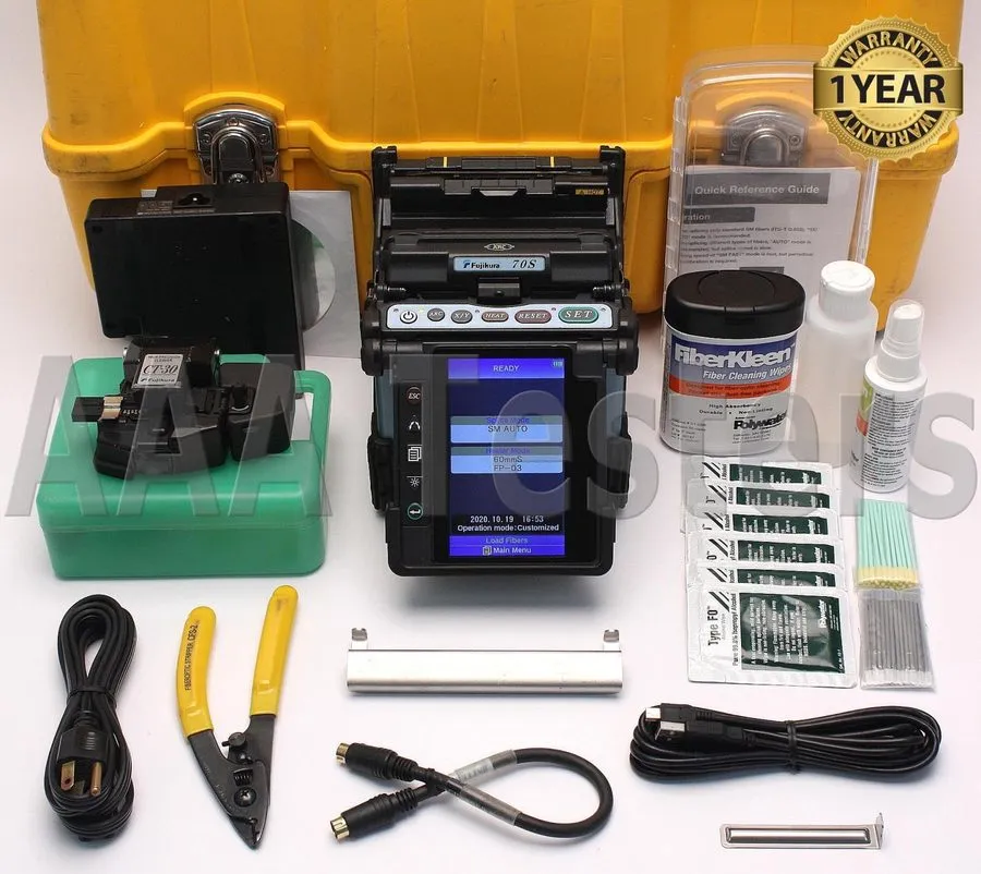 Сварочный аппарат AFL / FUJIKURA FSM-70S FIBER OPTIC FUSION SPLICER, 15 ARCS, W/