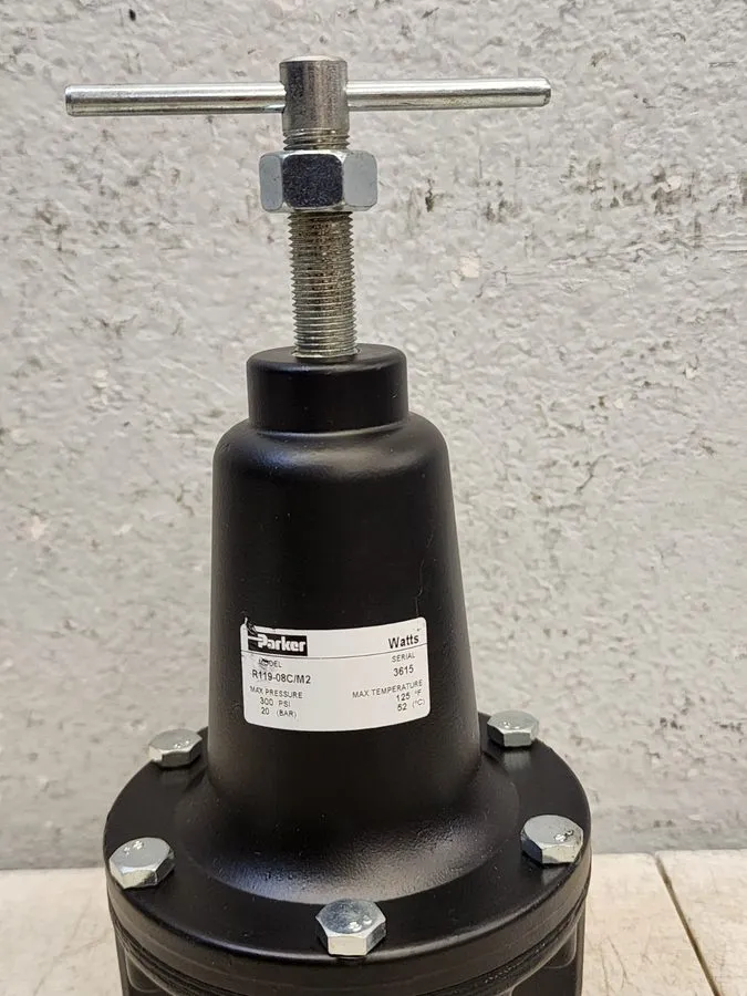 Трубопроводная арматура Parker R119-08C/M2 Pressure Regulator 300PS 20Bar 125F — фото лота 2