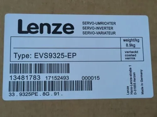 Сервопривод EVS9325-EP LENZE SERVO DRIVE