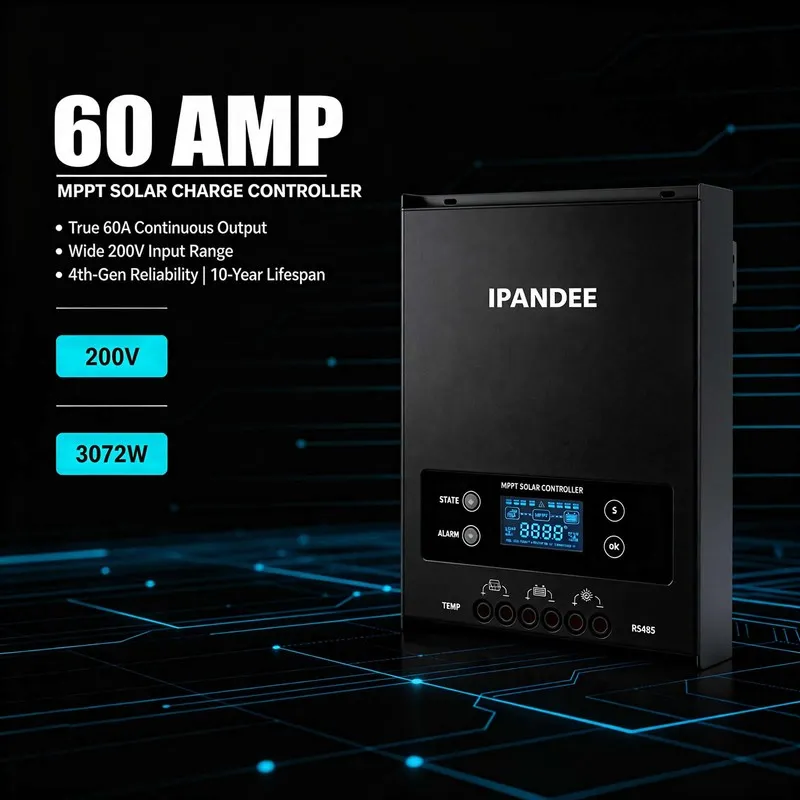 Аккумулятор 5200W 250V 100A MPPT Solar Charge Controller 12V/24/36/48V LCD Batte — фото лота 2