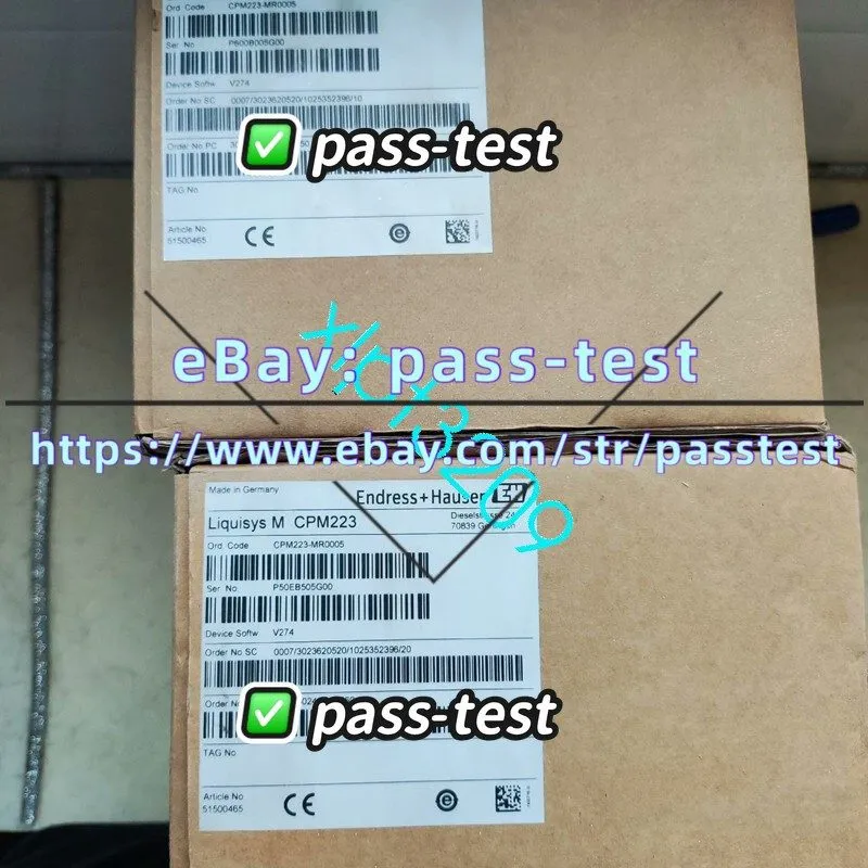 Датчик давления CPM223-MR0005 E+H conductivity PH/ORP transmitter FedEx or DHL