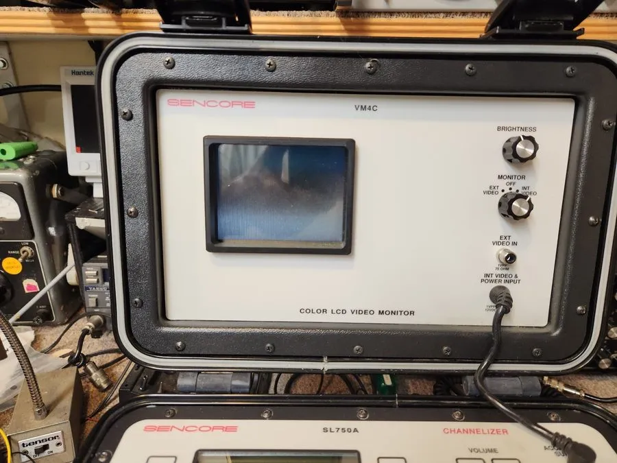 Анализатор Sencore SL750A Channelizer TV RF Signal Analyzer with VM45 Monitor — фото лота 1