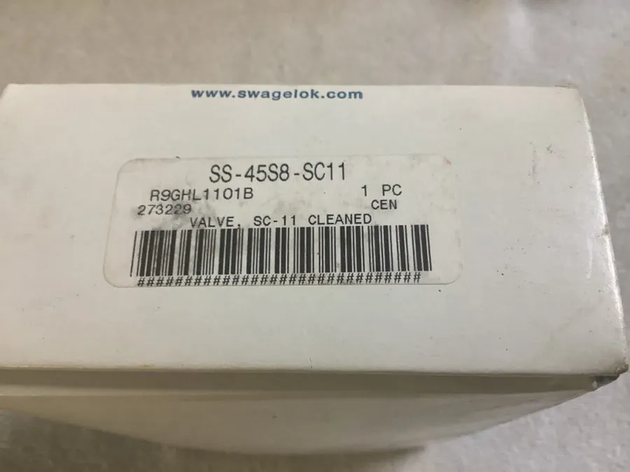 Клапан Swagelok SS-45S8-SC11 SS 1-Piece 40 Series Ball Valve FNSP