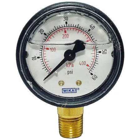 Трубопроводная арматура Wika 113.13.20.60.L Commercial Pressure Gauge, 0 To 60 P