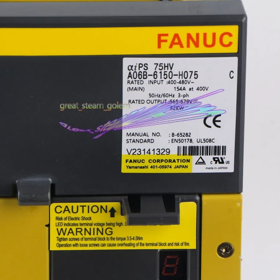 Сервоусилитель FANUC A06B-6150-H075 Servo Drive