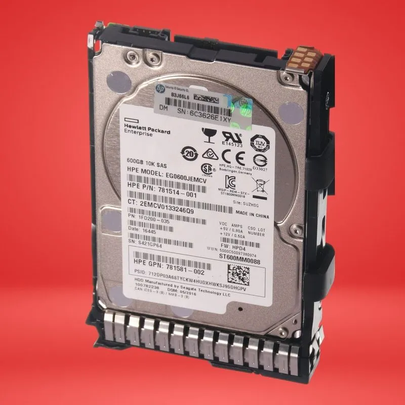 Жёсткий диск 781577-001 781514-001 HP HPE EG0600JEMCV 600GB 12Gbps 10K SFF 2.5"  — фото лота 2