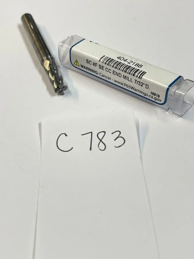 Режущий инструмент OSG 7/32" DIAMETER CARBIDE ENDMILL. 404-2188. 4 FL. 5/8" LOC 