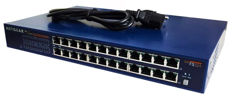 Коммутатор NetGear FS524 24-Ports 10/100 mbps Fast Ethernet Switch