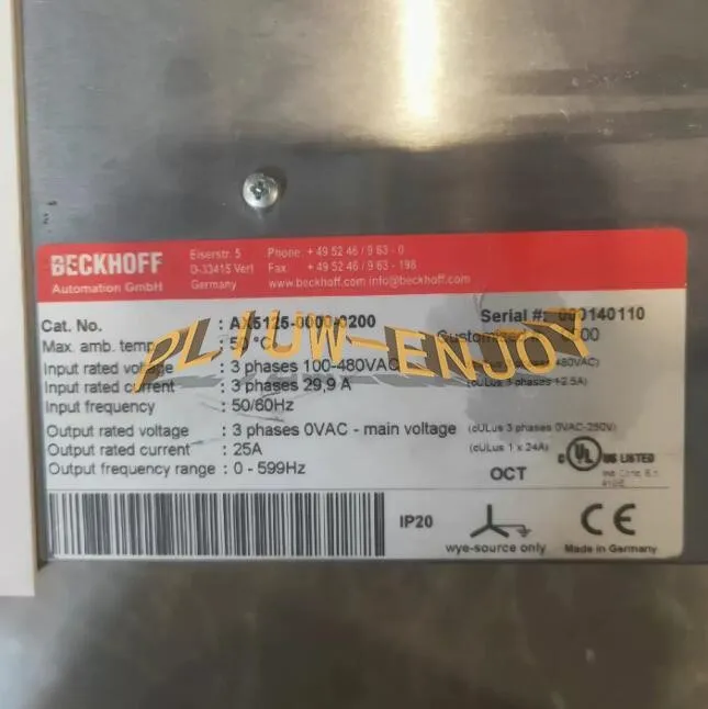 Сервопривод BECKHOFF AX5125-0000-0200 Servo Driver
